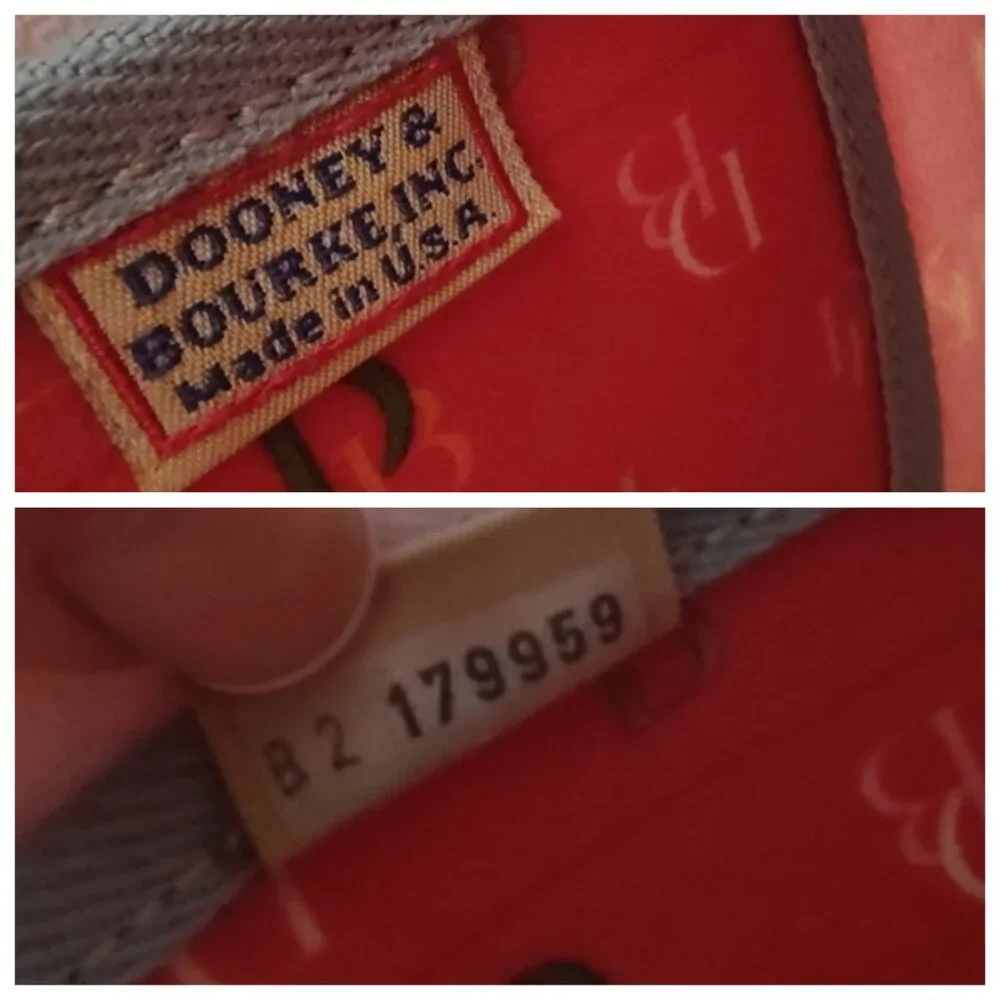 Dooney & Bourke Y2K vintage rainbow monogram tassel mini tote satchel EUC - Picture 5 of 8